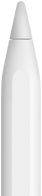 Pointe de l’Apple Pencil with text above
