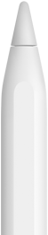 Pointe de l’Apple Pencil with text above
