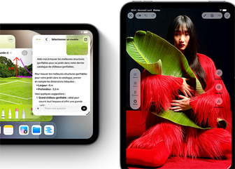 Plusieurs iPad mini, de face, affichant différentes apps