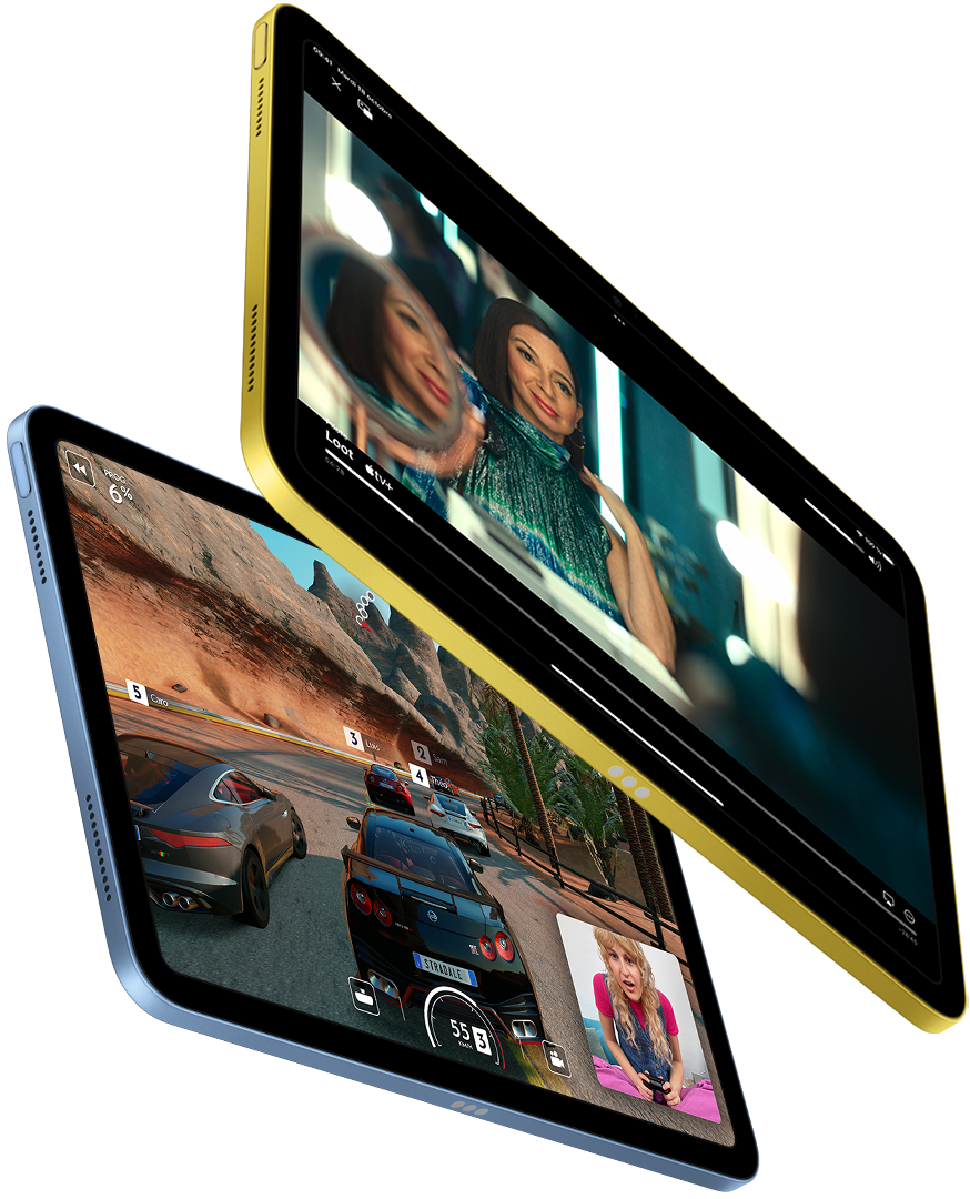 Présentation d’Apple TV+ et de l’expérience de jeu SharePlay sur iPad.